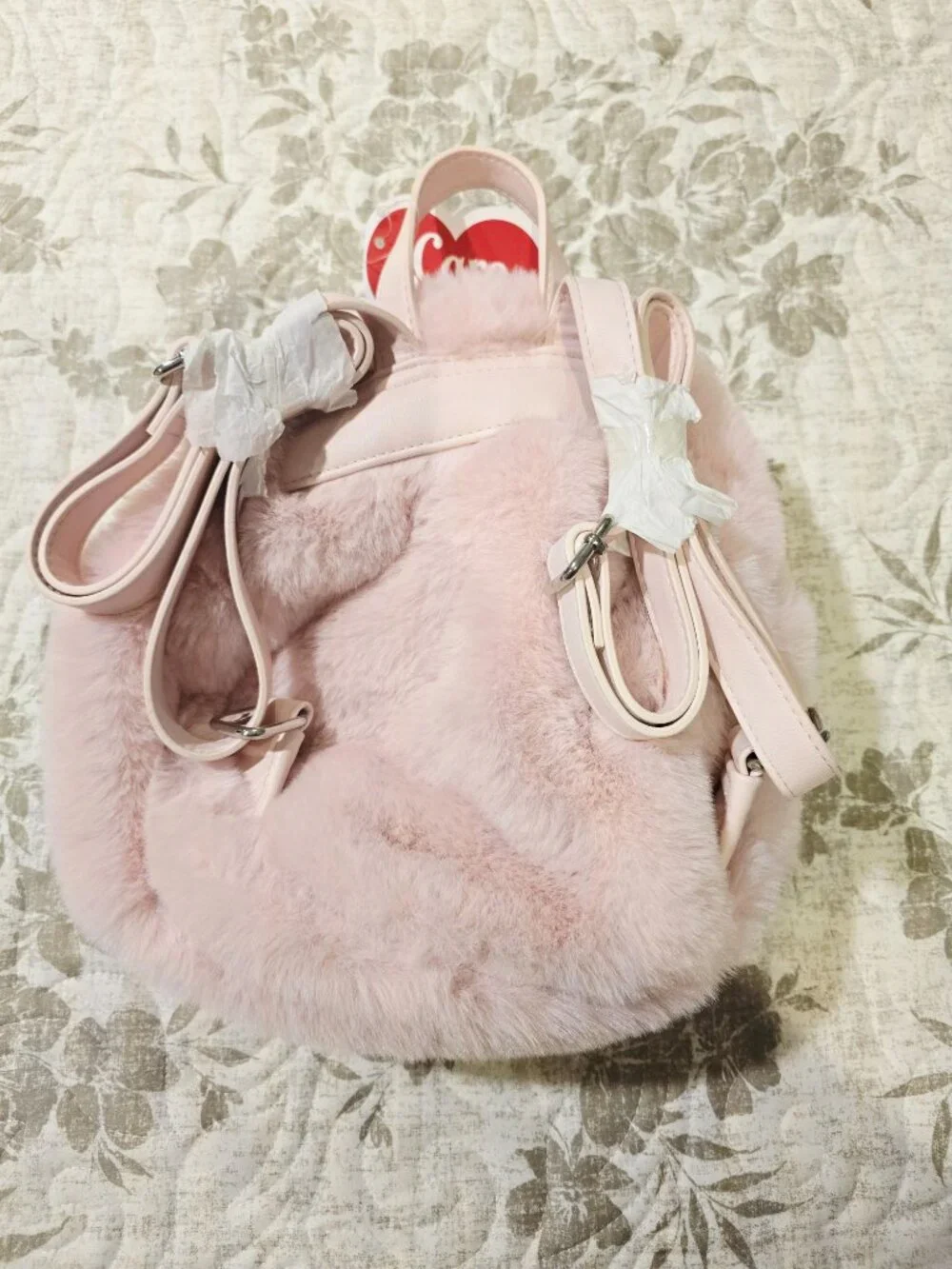 Care Bears plush furry mini backpack
